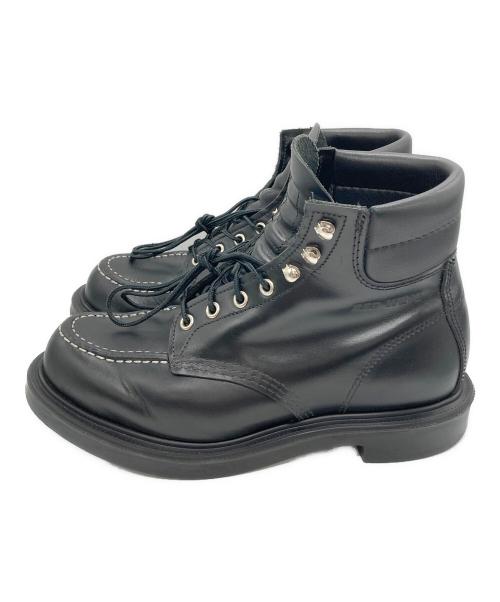 RED WING（レッドウィング）RED WING (レッドウィング) SUPERSOLE 6' MOC-TOE ブラック サイズ:US 8Eの古着・服飾アイテム
