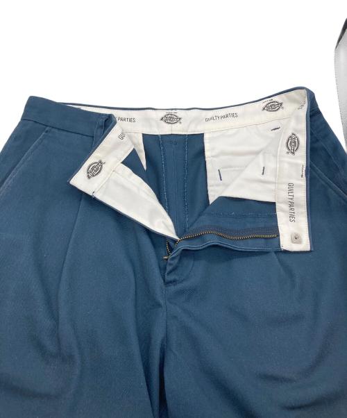 Dickies（ディッキーズ）Dickies (ディッキーズ) WACKO MARIA (ワコマリア) PLEATED SHORT TROUSERS ネイビー サイズ:Mの古着・服飾アイテム