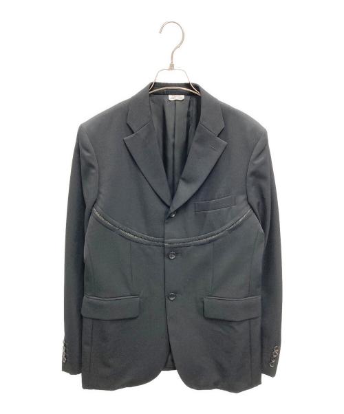 COMME des GARCONS HOMME DEUX（コムデギャルソン オム ドゥ）COMME des GARCONS HOMME DEUX (コムデギャルソン オム ドゥ) ウールテーラードジャケット ネイビー サイズ:Mの古着・服飾アイテム