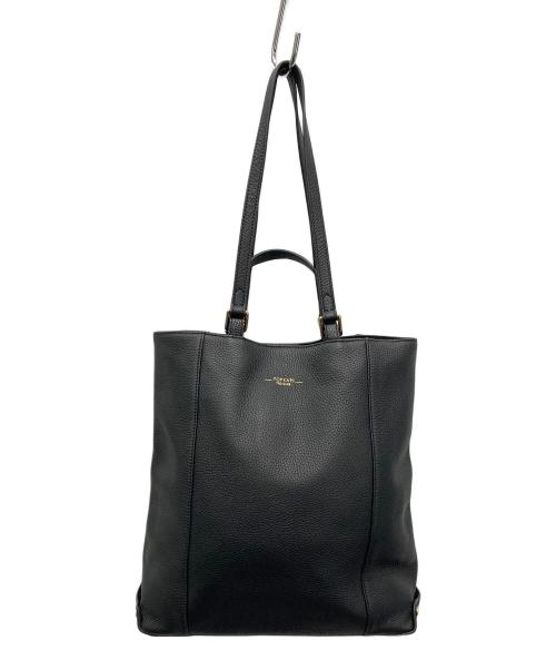 TOPKAPI（トプカピ）TOPKAPI (トプカピ) 2WAYレザートートバック ブラックの古着・服飾アイテム