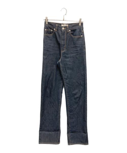 MACPHEE（マカフィー）MACPHEE (マカフィー) コットンデニム ストレートパンツ インディゴ サイズ:34の古着・服飾アイテム