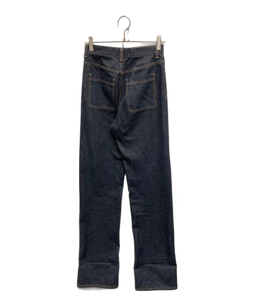 MACPHEE（マカフィー）MACPHEE (マカフィー) コットンデニム ストレートパンツ インディゴ サイズ:34の古着・服飾アイテム