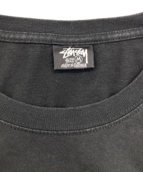 stussy（ステューシー）stussy (ステューシー) SPACEMAN DYED TEE ブラック サイズ:Mの古着・服飾アイテム