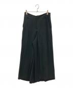 Jean Paul Gaultier hommeジャンポールゴルチェオム）の古着「プリーツワイドパンツ」｜ブラック