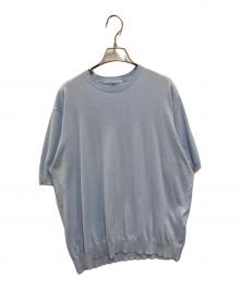UNFOLLOW（アンフォロー）の古着「cotton wool knit tee」｜ブルー