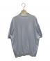UNFOLLOW (アンフォロー) cotton wool knit tee ブルー サイズ:3：5000円