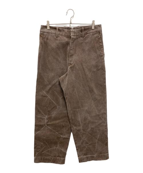 J.S HOMESTEAD（ジャーナルスタンダード ホームステッド）J.S HOMESTEAD (ジャーナルスタンダード ホームステッド) DUCK CHINCH BACK ブラウン サイズ:Mの古着・服飾アイテム