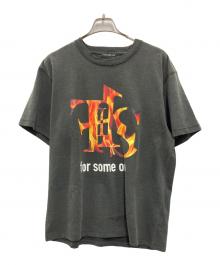 FORSOMEONE（フォーサムワン）の古着「FLAME TEE SS」｜ブラック