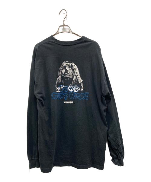 NEIGHBORHOOD（ネイバーフッド）NEIGHBORHOOD (ネイバーフッド) LONG SLEEVE URGE TEE ブラック サイズ:XLの古着・服飾アイテム