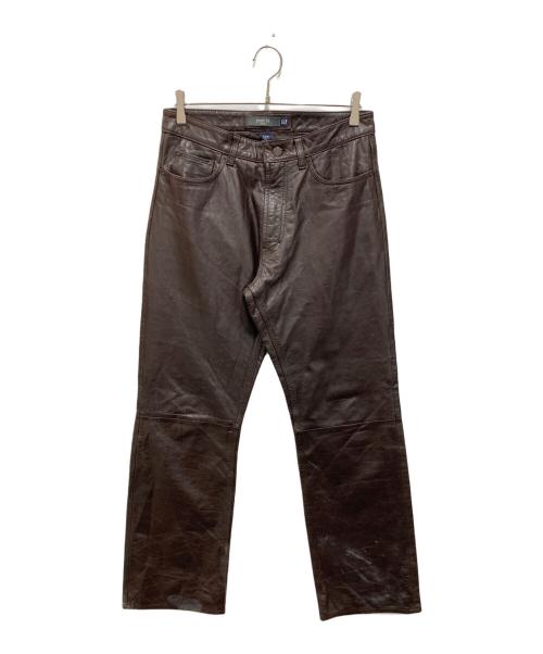 GAP（ギャップ）GAP (ギャップ) ［古着］レザーパンツ ブラウン サイズ:W32の古着・服飾アイテム