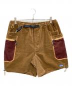 GRIP SWANYグリップスワニー）の古着「コーデュロイショートパンツ」｜ブラウン