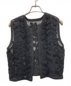 BEAUTY&YOUTHビューティーアンドユース）の古着「エンブロイダリー ベスト」｜ブラック