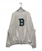 blurhms ROOTSTOCKブラームスルーツストック）の古着「Sweat Crew-neck P/O Big」｜グレー