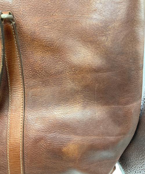 Daniel&Bob（ダニエル＆ボブ）Daniel&Bob (ダニエル＆ボブ) TOMORROW LAND (トゥモローランド) レザートートバッグ ブラウンの古着・服飾アイテム