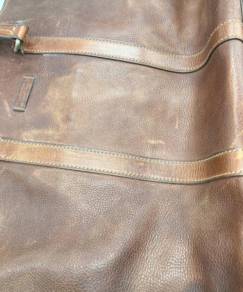 Daniel&Bob（ダニエル＆ボブ）Daniel&Bob (ダニエル＆ボブ) TOMORROW LAND (トゥモローランド) レザートートバッグ ブラウンの古着・服飾アイテム