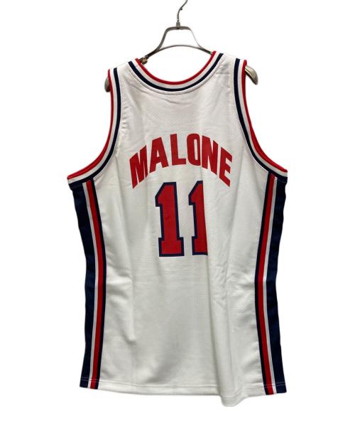 MITCHELL & NESS（ミッチェルアンドネス）MITCHELL & NESS (ミッチェルアンドネス) ゲームシャツ ホワイト サイズ:XLの古着・服飾アイテム