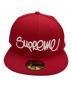 Supreme (シュプリーム) New Era (ニューエラ) Handstyle レッド サイズ:7 1/4：7000円
