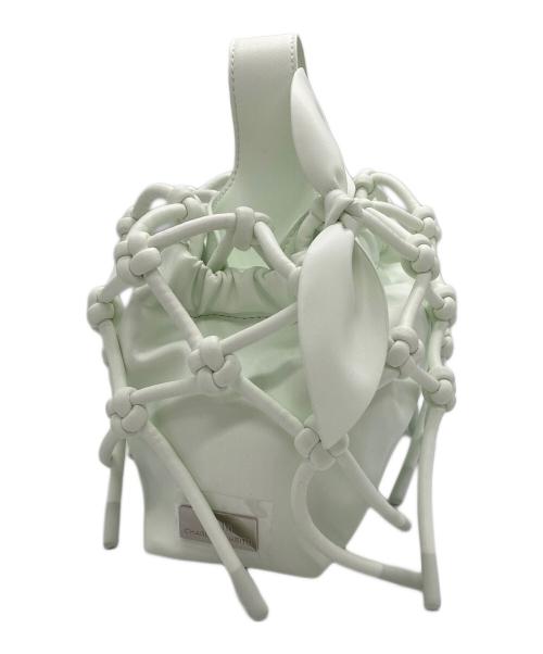 CHARLES & KEITH（チャールズアンドキース）CHARLES & KEITH (チャールズ＆キース) YVMIN アリー ルーシュドスラウチーノットバッグ&フルーツチャームセット グリーンの古着・服飾アイテム