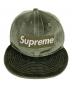 Supreme (シュプリーム) New Era (ニューエラ) Velour Box Logo オリーブ：8000円