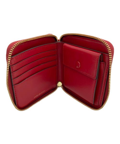 TORY BURCH（トリーバーチ）TORY BURCH (トリーバーチ) モノグラム財布 ベージュ×レッドの古着・服飾アイテム