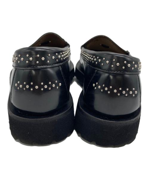 castellano（カステラーノ）CASTELLANO (カステラーノ) カウレザー メダリオン タッセル ローファー ブラック サイズ:SIZE 36の古着・服飾アイテム