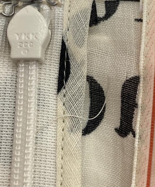 Sybilla（シビラ）Sybilla (シビラ) 半袖文字柄シアーワンピース アイボリー サイズ:Mの古着・服飾アイテム