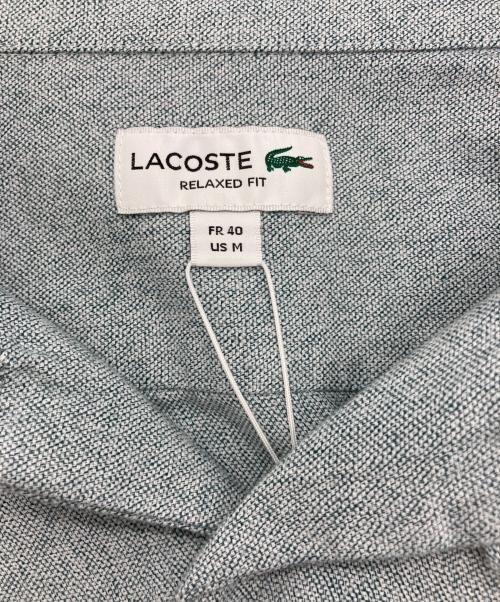 LACOSTE（ラコステ）LACOSTE (ラコステ) グラデーションオープンカラーシャツ ブルー サイズ:M 未使用品の古着・服飾アイテム