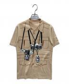 Hanesヘインズ）の古着「［古着］騙し絵tシャツ」｜ベージュ