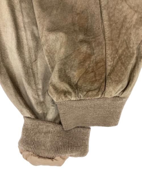 Eddie Bauer（エディーバウアー）Eddie Bauer (エディーバウアー) G9型レザーブルゾン ベージュ サイズ:46の古着・服飾アイテム