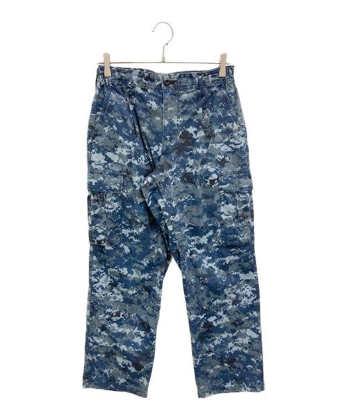U'S NAVY（ユーエスネイビー）U'S NAVY (ユーエスネイビー) ［古着］WORKING TROUSER PANTS ネイビー サイズ:Sの古着・服飾アイテム