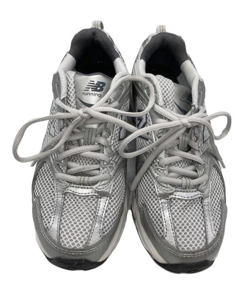 NEW BALANCE（ニューバランス）NEW BALANCE (ニューバランス) ローカットスニーカー シルバー サイズ:24の古着・服飾アイテム