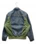 LEVI'S (リーバイス) MA-1 ハイブリッドトラッカージャケット インディゴ×グリーン サイズ:M：22000円