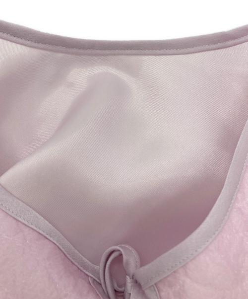 Bluelea（ブルレア）BLUELEA (ブルレア) Silky jacquard blouse ピンク サイズ:FREE 未使用品の古着・服飾アイテム