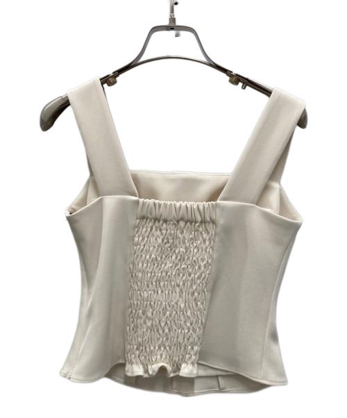 HER LIP TO（ハーリップトゥ）Her lip to (ハーリップトゥ) Lutetia Twill Set-Up ホワイト サイズ:Sの古着・服飾アイテム