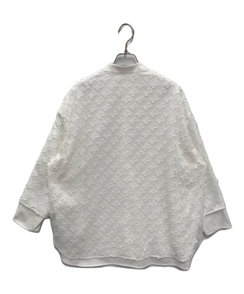 shirocon（シロコン）shirocon (シロコン) キティリボンレイヤードブラウス ホワイト サイズ:36 未使用品の古着・服飾アイテム