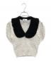 Bibiy.（ビビィ）の古着「EMILIA COLLAR KNIT」｜ホワイト×ブラック