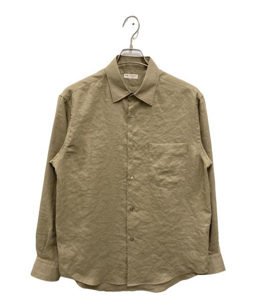 BEAUTY&YOUTH（ビューティーアンドユース）BEAUTY&YOUTH (ビューティーアンドユース) ライト リネンタッチ レギュラーフォルム シャツ グレー サイズ:Mの古着・服飾アイテム