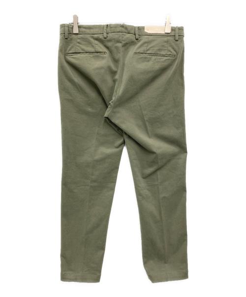 BRIGLIA 1949（ブリリア 1949）BRIGLIA 1949 (ブリリア 1949) コットンツイル ノープリーツ パンツ オリーブ サイズ:48 未使用品の古着・服飾アイテム