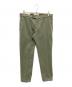 BRIGLIA 1949（ブリリア 1949）の古着「コットンツイル ノープリーツ パンツ」｜オリーブ
