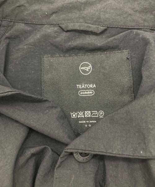 teatora（テアトラ）TEATORA (テアトラ) CARTRIDGE SHIRT PACKABLE ブラック サイズ:2の古着・服飾アイテム