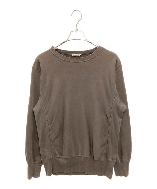 AURALEE（オーラリー）AURALEE (オーラリー) ELASTIC HIGH GAUGE SWEAT P/O ブラウン サイズ:3の古着・服飾アイテム