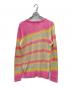 The Elder Statesman (エルダーステイツマン) Raya Tie Dye Striped Sweater ピンク×イエロー サイズ:S：8000円