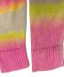中古・古着 The Elder Statesman (エルダーステイツマン) Raya Tie Dye Striped Sweater ピンク×イエロー サイズ:S：8000円