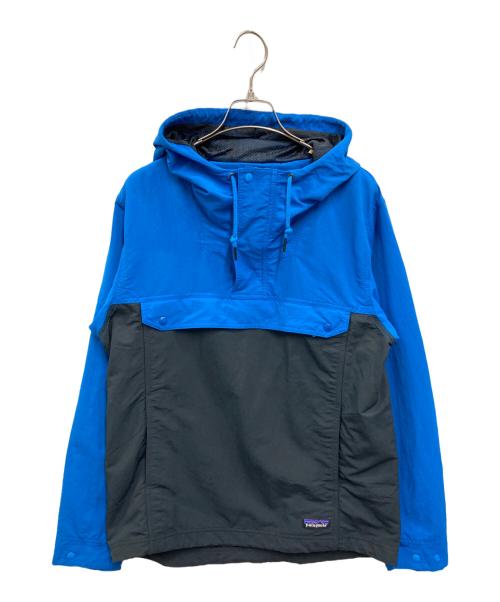 Patagonia（パタゴニア）Patagonia (パタゴニア) Isthmus Anorak ブルー×ブラック サイズ:Sの古着・服飾アイテム