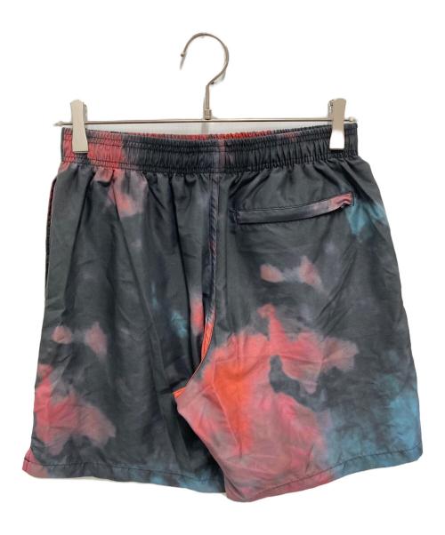 stussy（ステューシー）stussy (ステューシー) Dark Dye Waterハーフパンツ レッド×ブラック サイズ:Sの古着・服飾アイテム