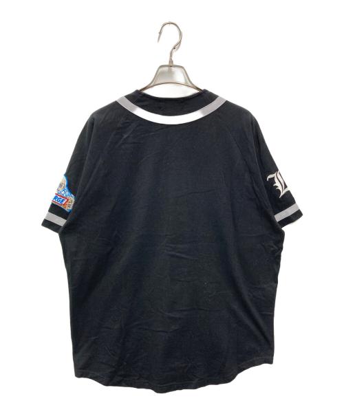 X-LARGE（エクストララージ）X-LARGE (エクストララージ) EMBROIDERED BASEBALL SHIRT ブラック サイズ:Lの古着・服飾アイテム