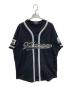X-LARGE（エクストララージ）の古着「EMBROIDERED BASEBALL SHIRT」｜ブラック