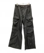 MNMIミニミニ）の古着「RAVE DOUBLE CARGO PANT」｜ブラック