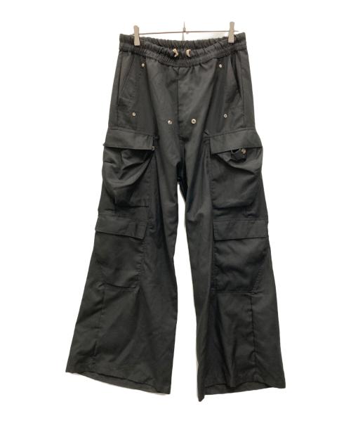 MNMI（ミニミニ）MNMI (ミニミニ) RAVE DOUBLE CARGO PANT ブラック サイズ:Lの古着・服飾アイテム