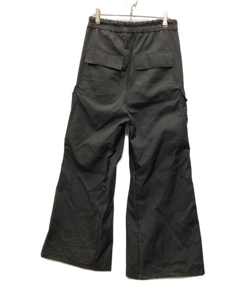 MNMI（ミニミニ）MNMI (ミニミニ) RAVE DOUBLE CARGO PANT ブラック サイズ:Lの古着・服飾アイテム